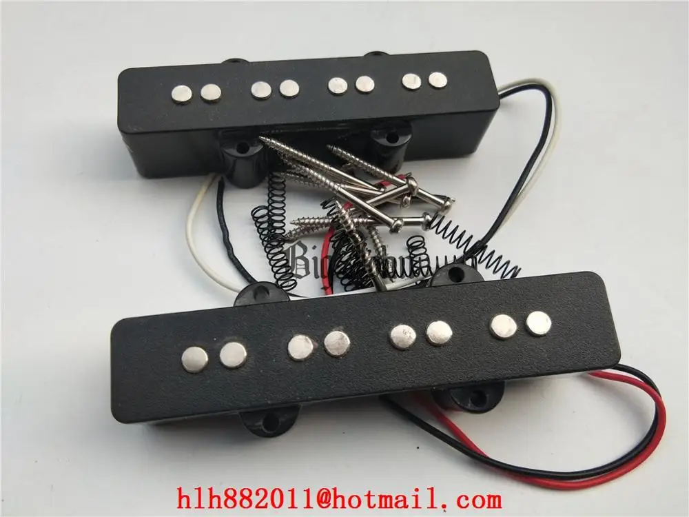 Electric Bass Guitar Pickups, Neck Pickup and Bridge Pickup, Double Coil, Dew Point Pickups, BJH-90, 4 Strings