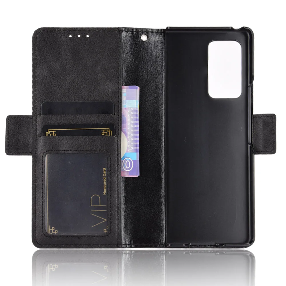 For Samsung Galaxy Z Fold 2 Case Wallet Flip Style Leather Magnet Phone Bag Cover For Samsung Galaxy Z Fold2 5G With Photo Frame