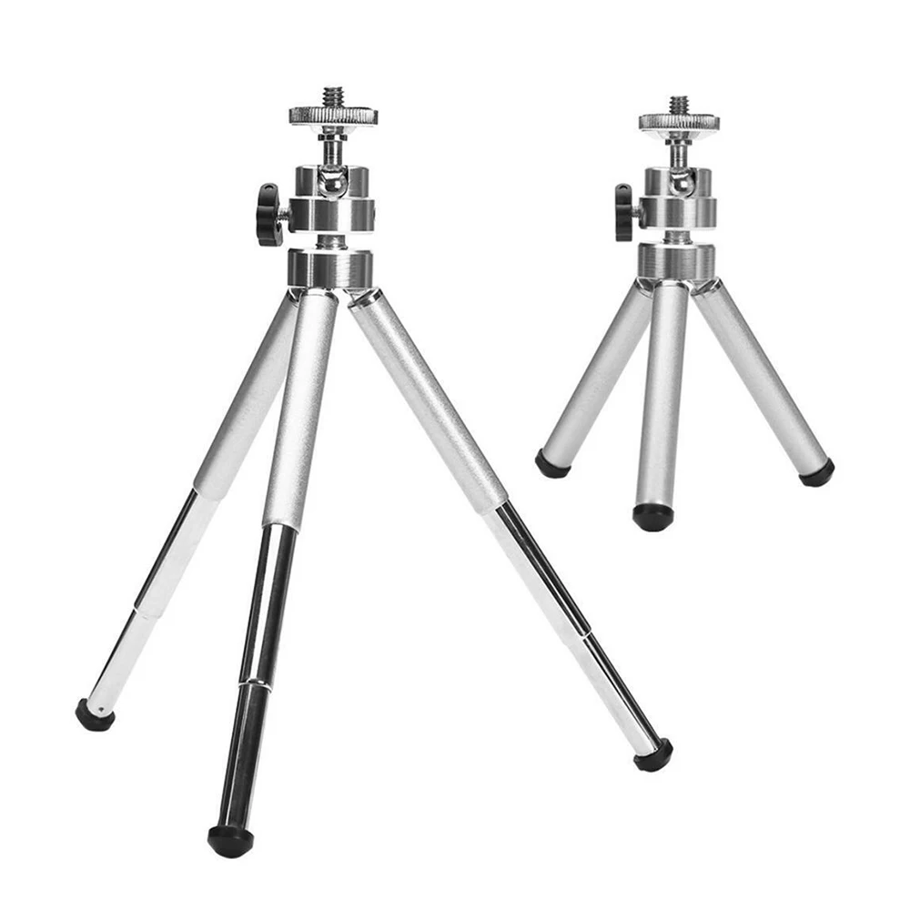 

Mini Aluminum Alloy Desktop Tripod 3 Section Stand Holder for Projector Camera