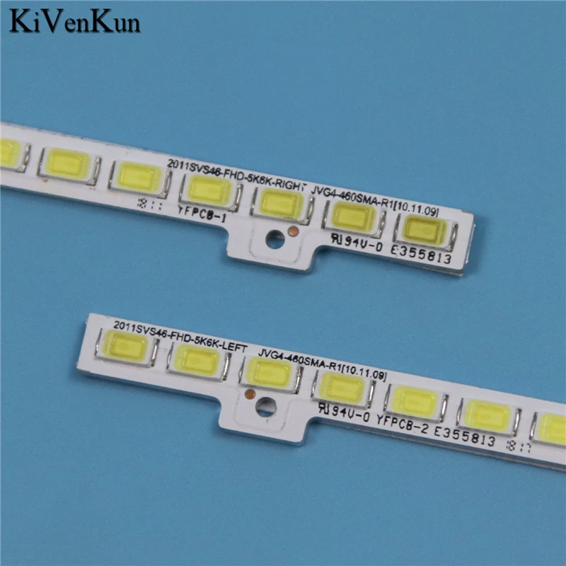 Imagem -03 - Faixas de Led para Retroiluminação de tv para Samsung Un46d5000 Un46d5500 Faixas de Led Embutidas sob Medida Réguas