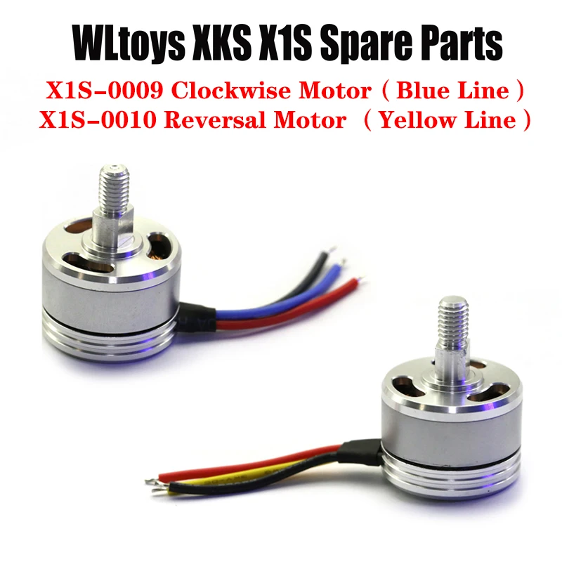 

WLtoys XKS X1/X1S RC Drone Spare Parts X1S-0009 Clockwise Motor X1S-0010 Reversal Motor Original Electrical Machinery