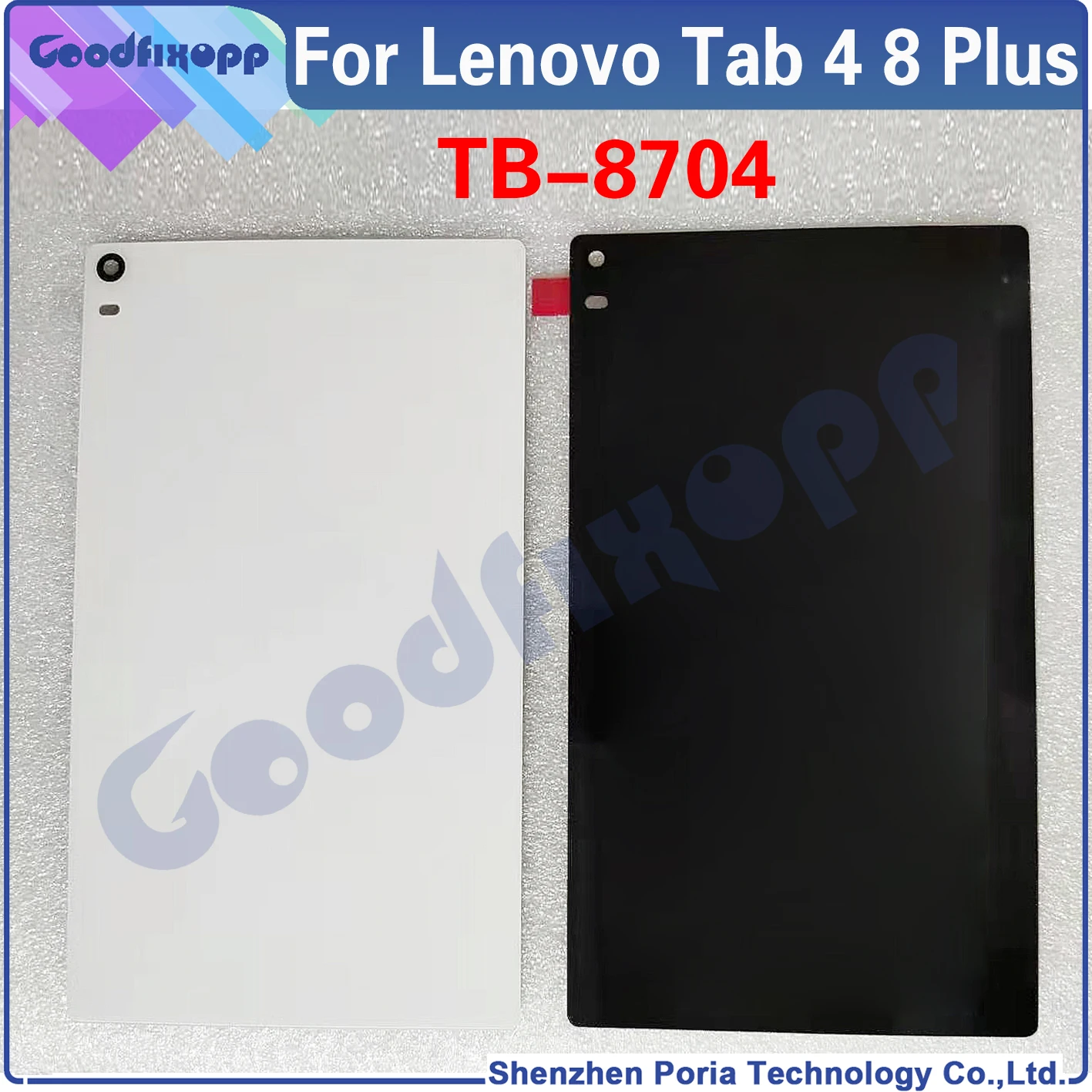 

For Lenovo Tab 4 8 Plus TB-8704 TB-8704X Back Battery Cover Door Housing Case Rear Cover For Lenovo Tab4 8Plus Replacement Parts