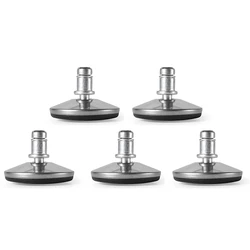5Pcs replace Swivel Caster Wheels to Fixed Stationary (11mm) stem fit most office chair, Anti-Slip Fixed foot