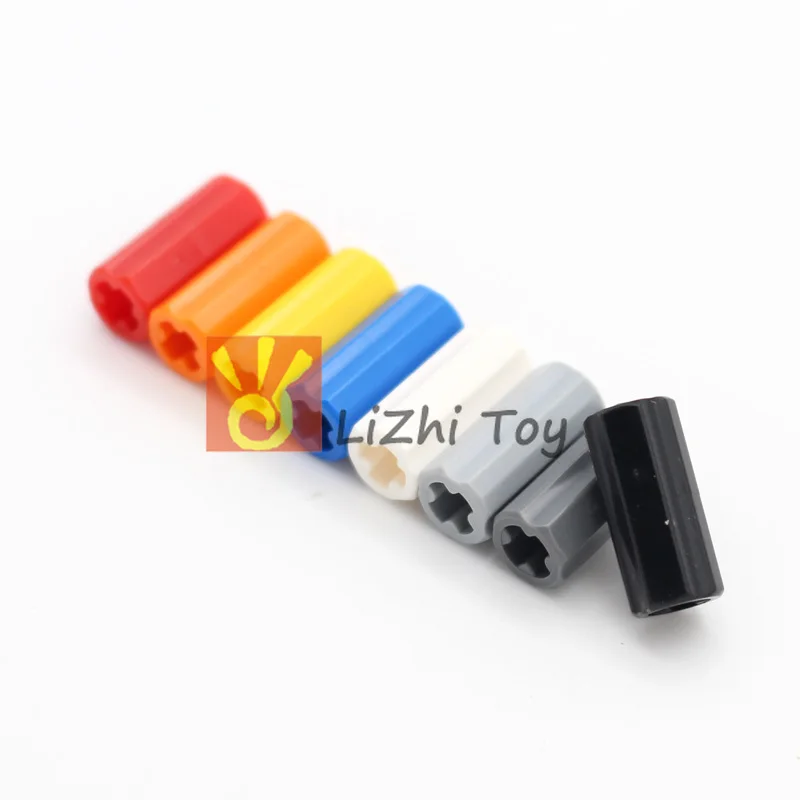 Technology Parts 6538c/59443 Axle Connector 2L Bricks Building Blocks Parts DIY Accessories Compatible with Toys