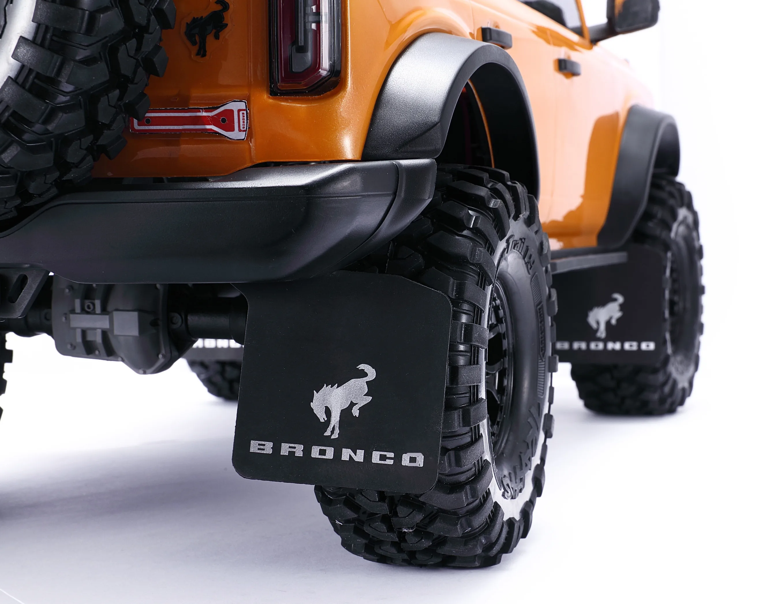 For 1/10 Rc Climbing Car Traxxas Trx-4 Bronco 92076-4 82046-4 Metal Rubber Mudguard