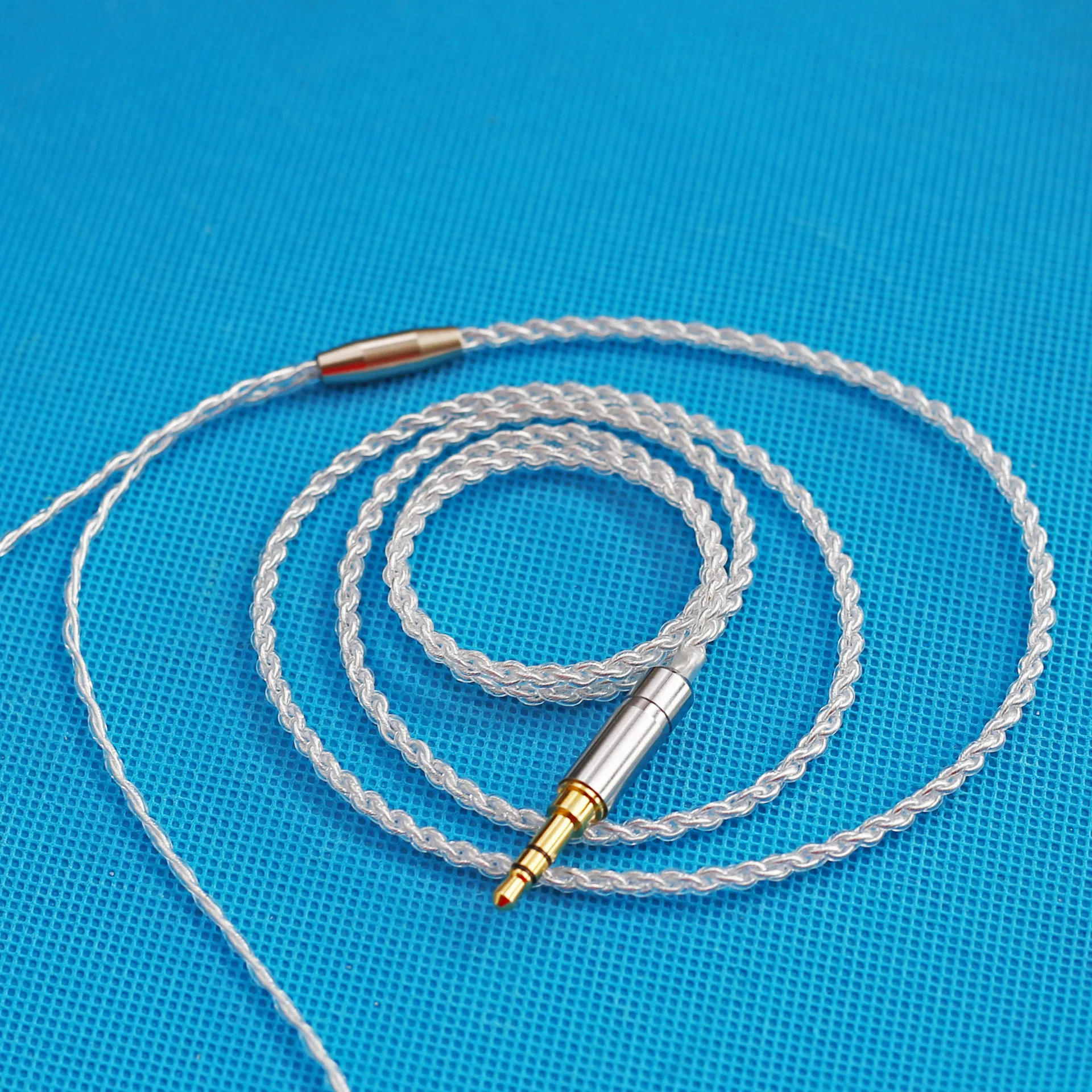 لتقوم بها بنفسك الفضة مطلي سماعة سلك لا تأثير التسمع