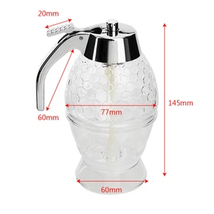 Sirup Juice Cup Squeeze Flasche, Aufbewahrung, Standhalter, Bienen Tropfspender, Honigfläschchenbehälter, Küchenzubehör 10 Hauptverkaufsdosierung Honig - №1