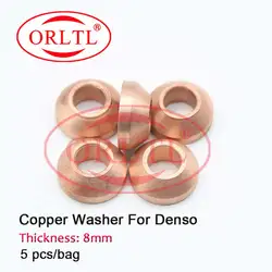 Gasket 10 pieces Auto injector Spare Parts Copper Washer Oil Injector nozzle Copper Washer 8mm for DENSO injector 095000-5471