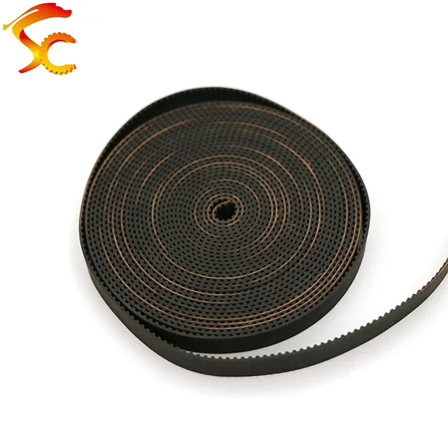 

Free shipping 10Meters T2.5 10MM Open Timing Belts width 10mm pitch 2.5mm Neoprene with fiberglass Trapezoid 3D Printer