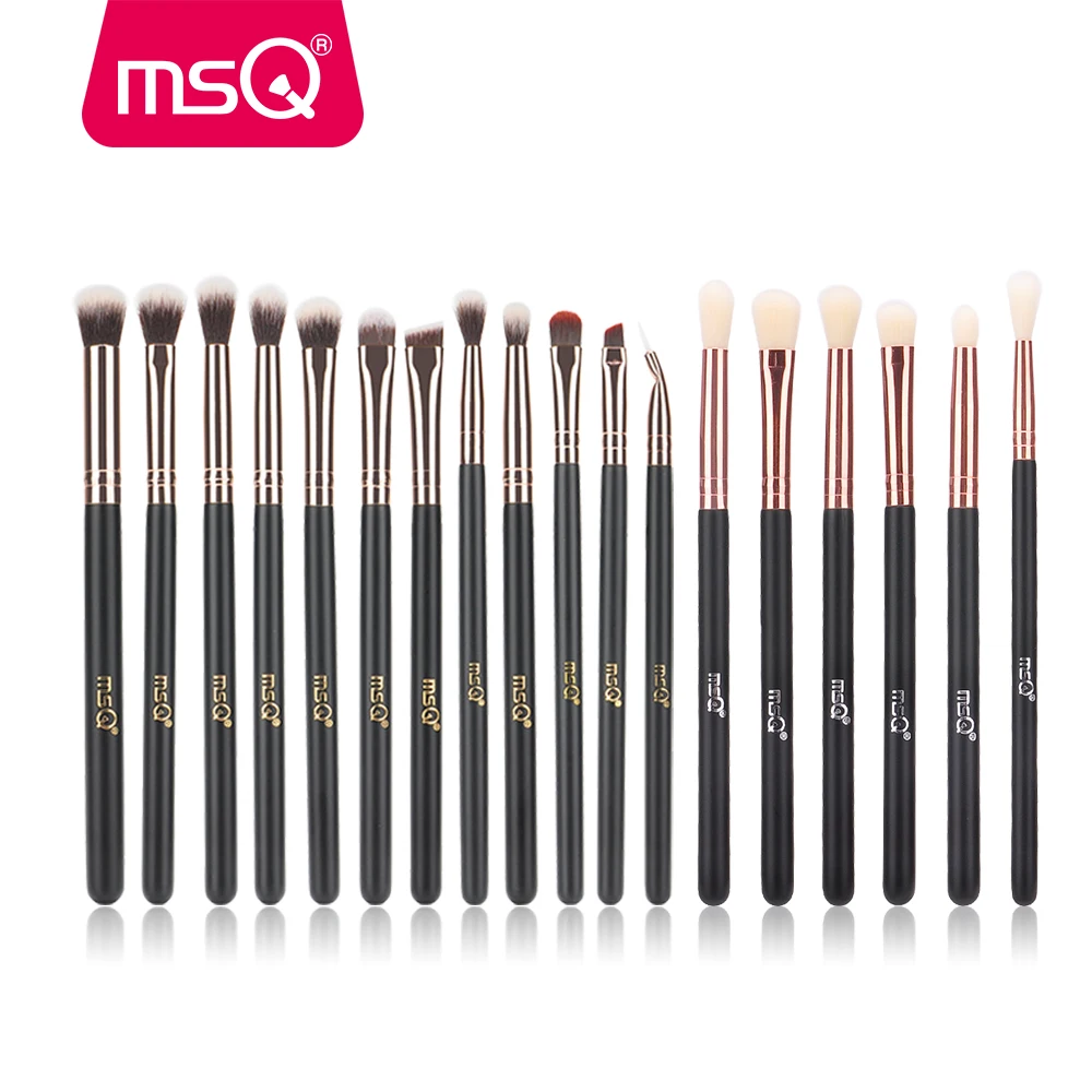 MSQ 6pcs 12pcs 18pcs Professional Eye Makeup Brushes Set Eyeshadow Blending Make Up Brush Soft Synthetic Hair pincel maquiagem