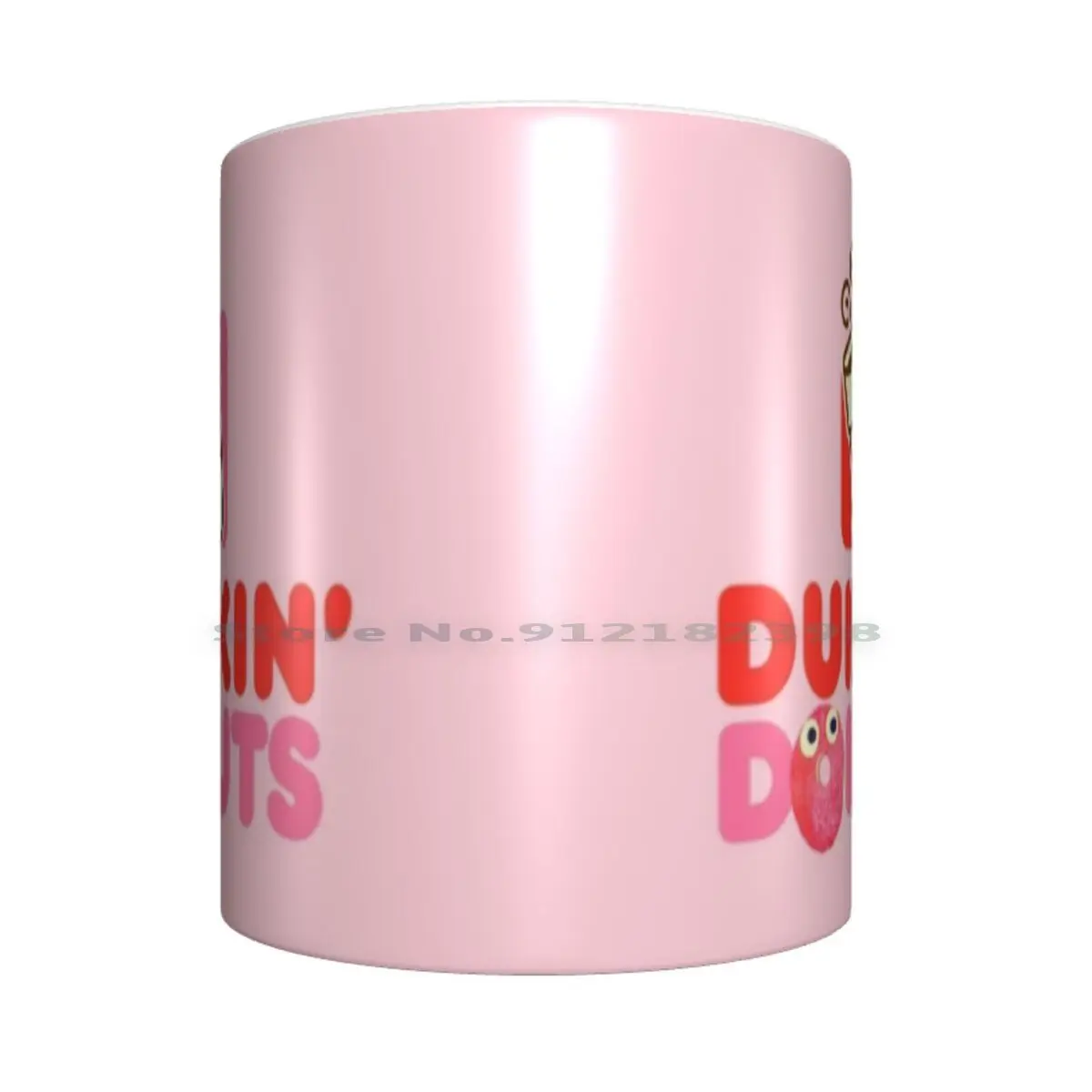 Pink Logo Dunkin Donuts Ceramic Mugs Coffee Cups Milk Tea Mug Pink Red Donut Donuts Dunkin Dunkin Donuts Pastry Dessert Elmo