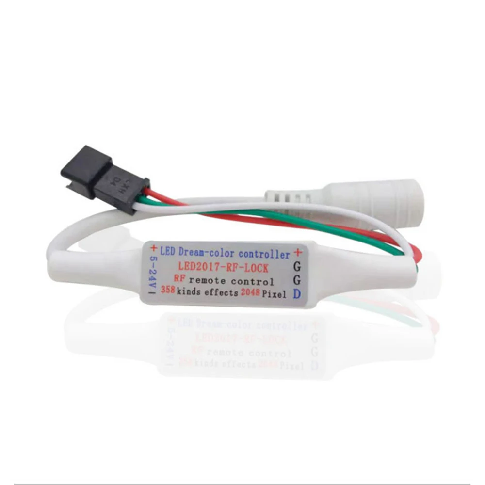 WS2812 WS2811 RGB Led Pixels Conroller 14Key RF RGB Wireless Remote Control For DC5-24V 3pin Led Strip Light