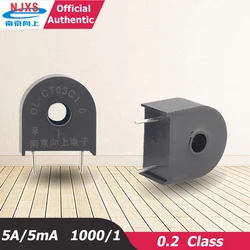 miniature current transformer pcb encapsulated DL-CT03C1.0 5A/5mA 1000/1 replace zmct103 ring type current transform cast resin