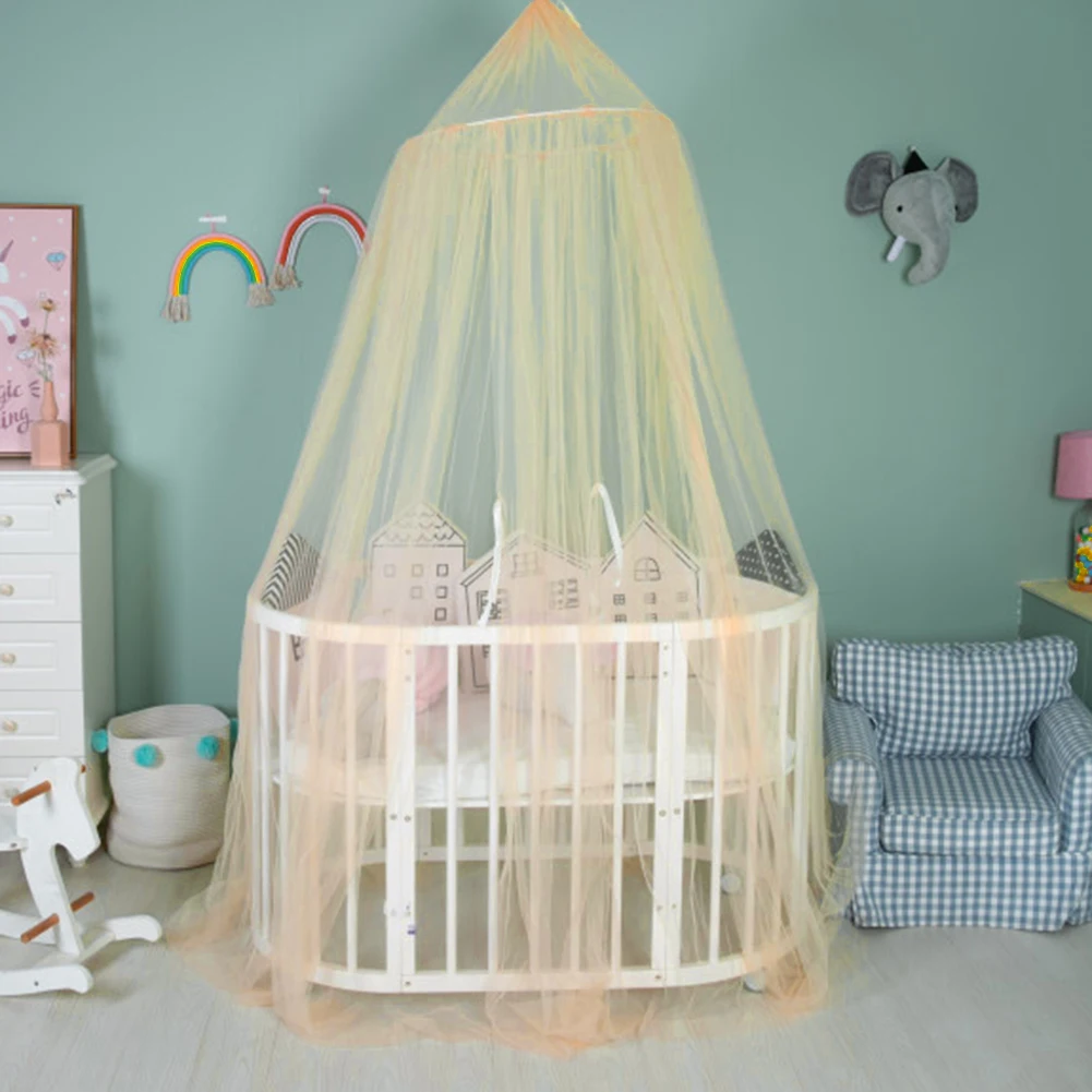 Nordic Style Princess Lace Kids Baby Bed Room Canopy Mosquito Net Curtain Bedding Dome Tent