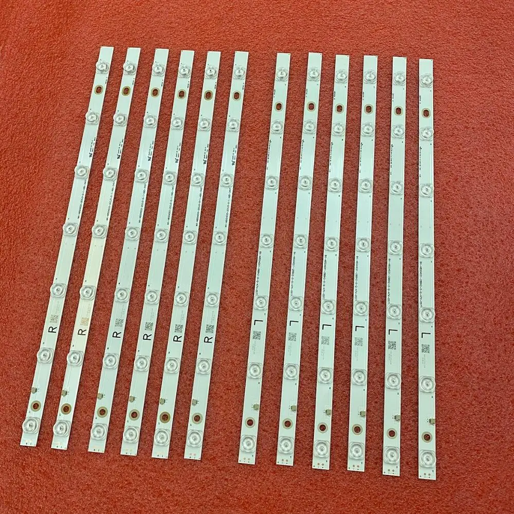 12 PCS/set LED backlight strip for Panasonic TX-48AS640B TX-48AX630B TX-48AX630E TX-48AXW634 480TV05 480TV06 V2 R L