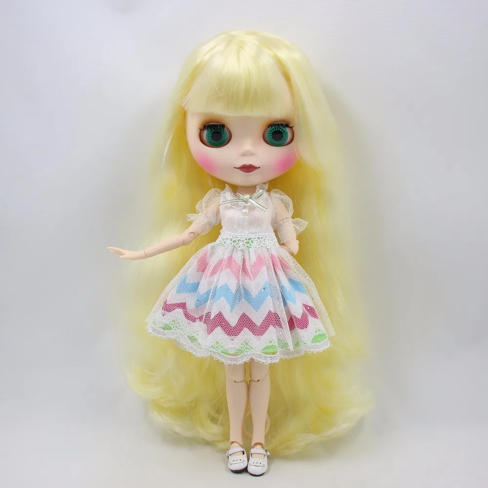 ICY DBS Blyth doll joint body green gray dress suspender skirt blue clothes Casual outfits girls clothes