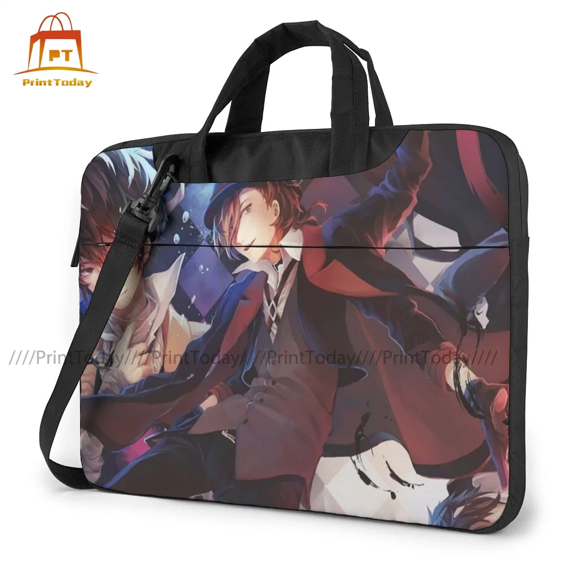 Anime Laptop Bag Case Protective Soft Computer Bag Bike Crossbody Laptop Pouch