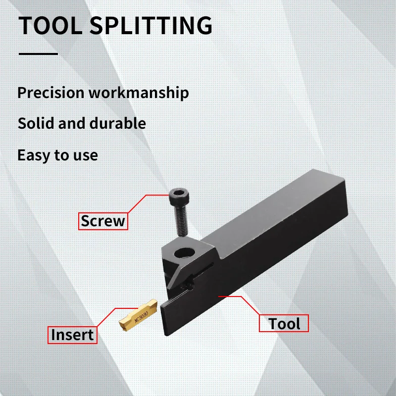 Scanalatura portautensili MGEHR3232-3 MGEHR3232-4 MGEHR3232-5 inserti in metallo duro MGMN200 MGMN250 MGMN300 MGMN600