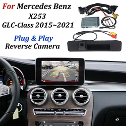 Reversing Camera For Mercedes Benz GLC Class X253 2015-2021 OEM Screen Upgrade Front Rear View Backup Camera Decoder Interface