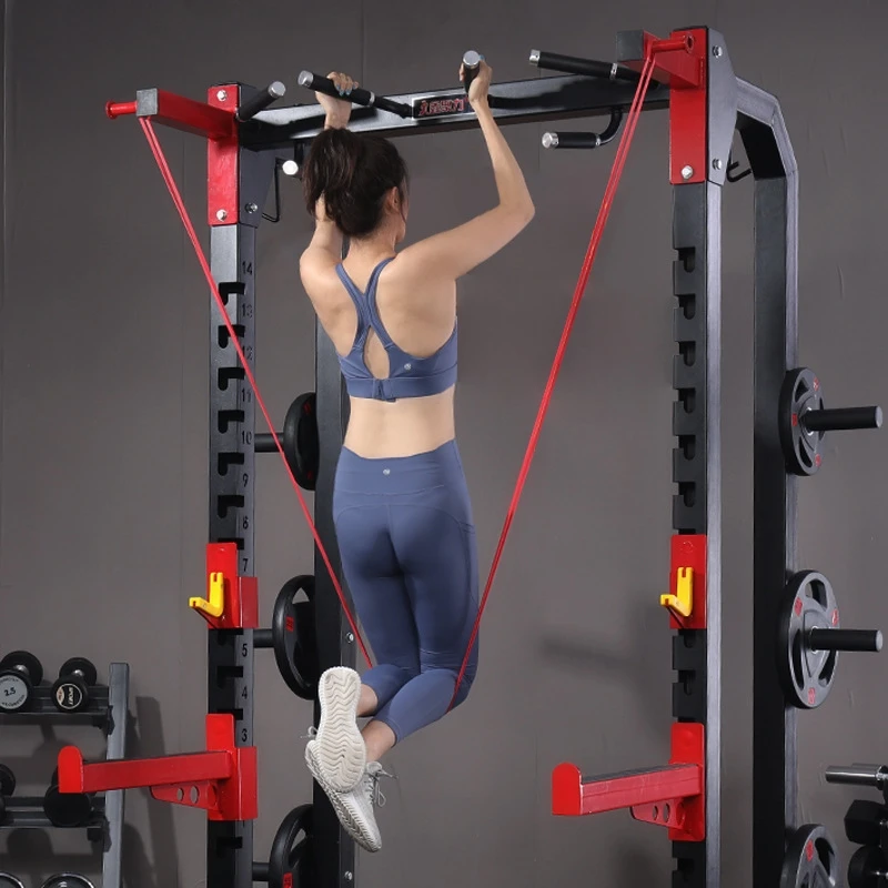 SRJOIN-Professional Barbell and Squat Rack Frame, Smith Machine, Press gantry trainer, Gym