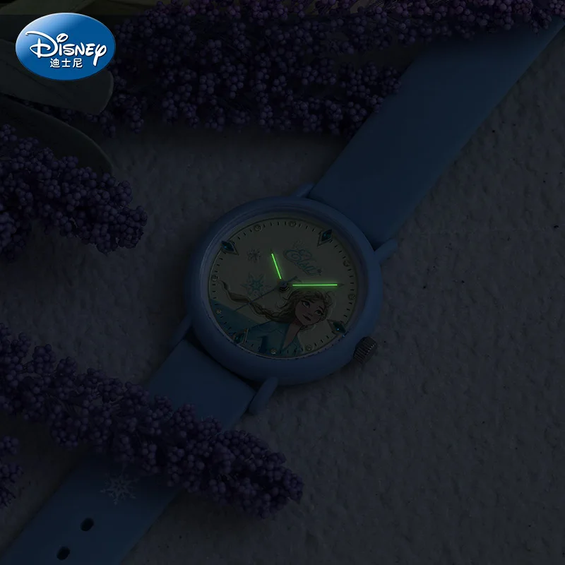 Disney Originele Kinderen Bevroren Elsa Prinses Cartoon Leuke Mooie Quartz Horloge Meisje Jeugd Student Kid Rhinstone Schaal Party