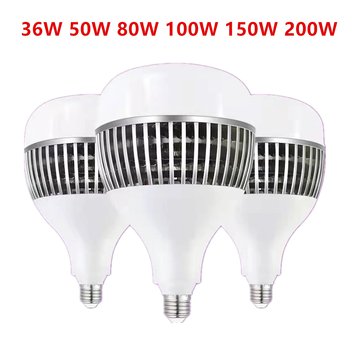 50W 80W 100W 150W 200W Led Bulb 220v Lampara E26 E27 E39 E40 Led Light Bulbs High Power Lighting For Home Industrial Garage Lamp