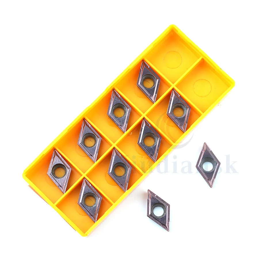 Твердосплавные пластины DCMT11T3 DCGT, 10 шт., 1 шт., SDJCR1616H11 SDJCR2020K11 SDJCR2525M11, набор токарных инструментов для наружной обточки Arbor SDJCL