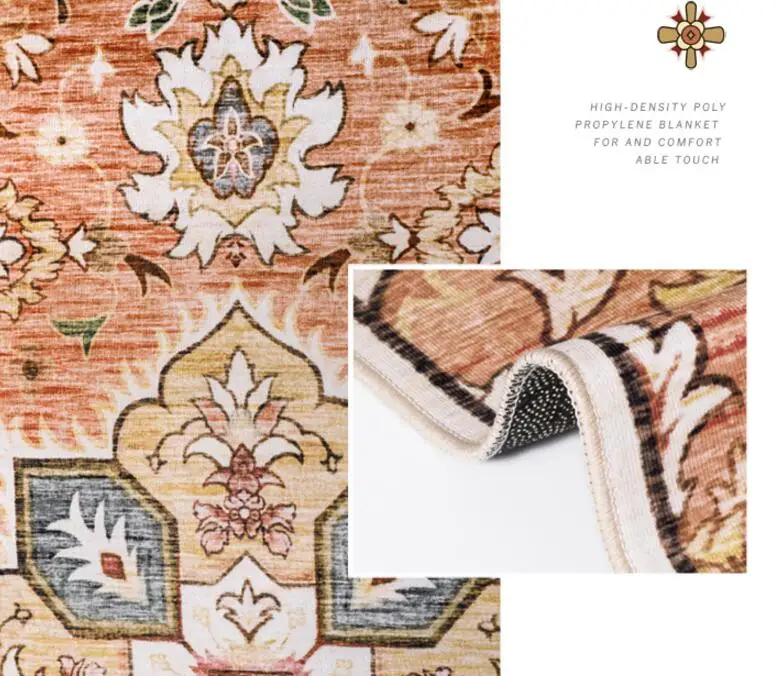 المغرب بوهيميا الفارسي ماندالا السجاد لغرفة المعيشة غرفة نوم منطقة عدم الانزلاق السجاد بوهو هندسية العرقية باب الحصير دروبشيبينغ #6