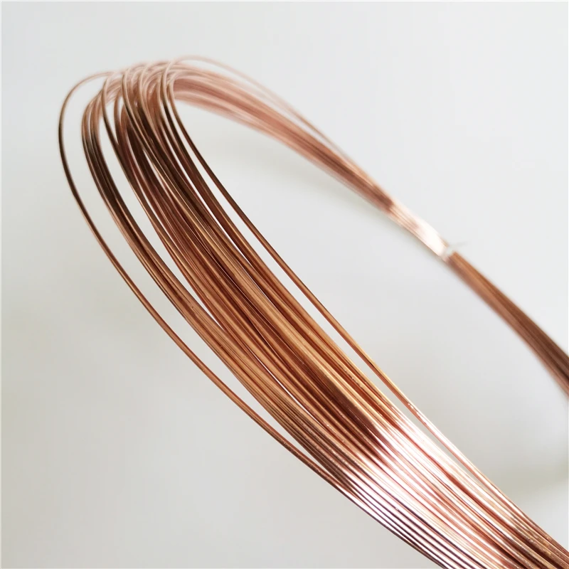 

1000g/roll Diameter1/1.2/1.5/1.8/2/2.5/3/4/5 mm Copper line T2 Copper Red copper Line Bare Wire 99.90%