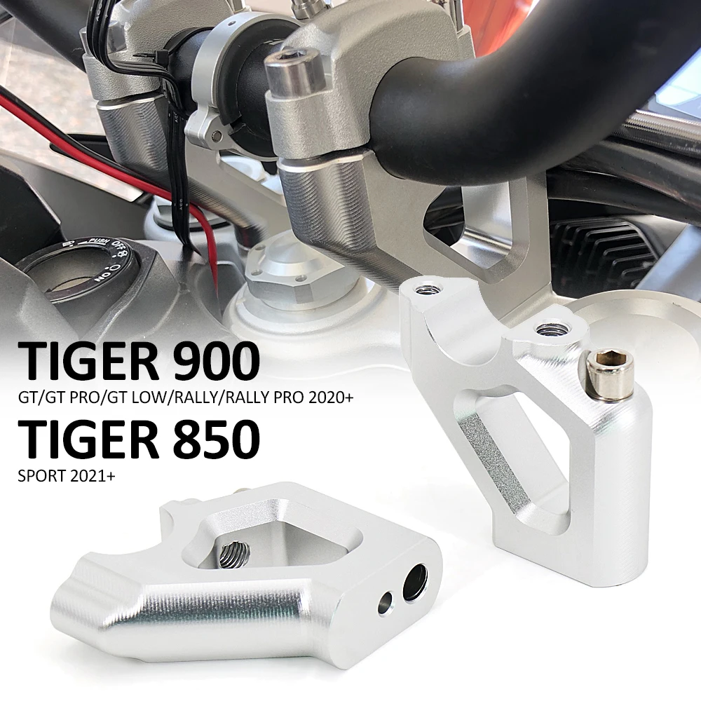 

2020 2021 Motorcycle Accessorie Handlebar Heightening Code Handlebar Riser Clamp Adapter For Tiger 900 LOW RALLY TIGER 850 Sport