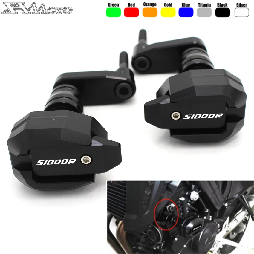 Quadro Slider para BMW S1000R, Acessórios da motocicleta, Bater Pad, S 1000 R 1000R 17 18 Protetor de Guarda do Motor, Peças de Moto, 2015, 2016