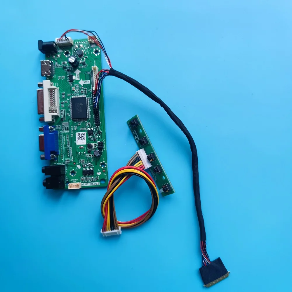 

Комплект аудио контроллера для B173RW01 1600X900, 40-контактная панель управления, 4,0-дюймовый экран, совместимый с HDMI светодиодный ЖК-дисплей M.NT68676 DVI VGA