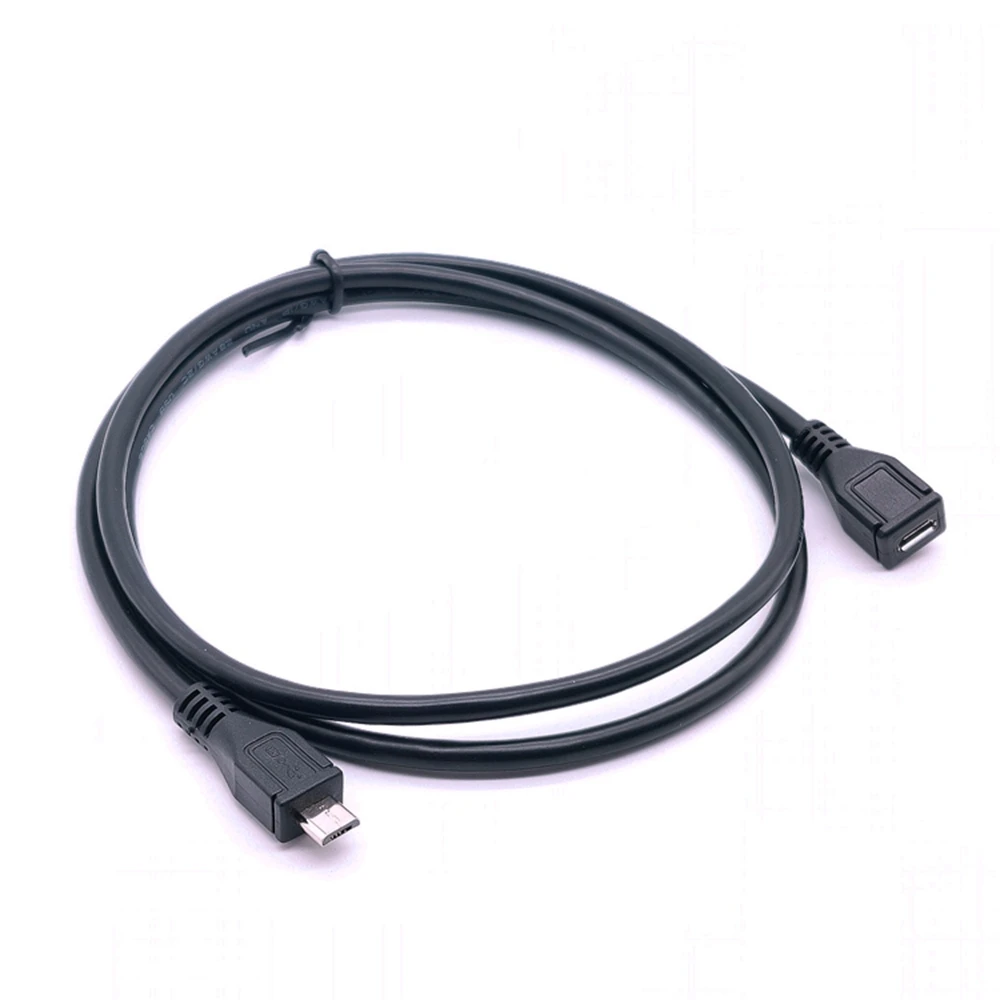 High Quality M/F For Micro USB 2,0 Type B Male To Female Cable Wire Extender charging cable Good sale