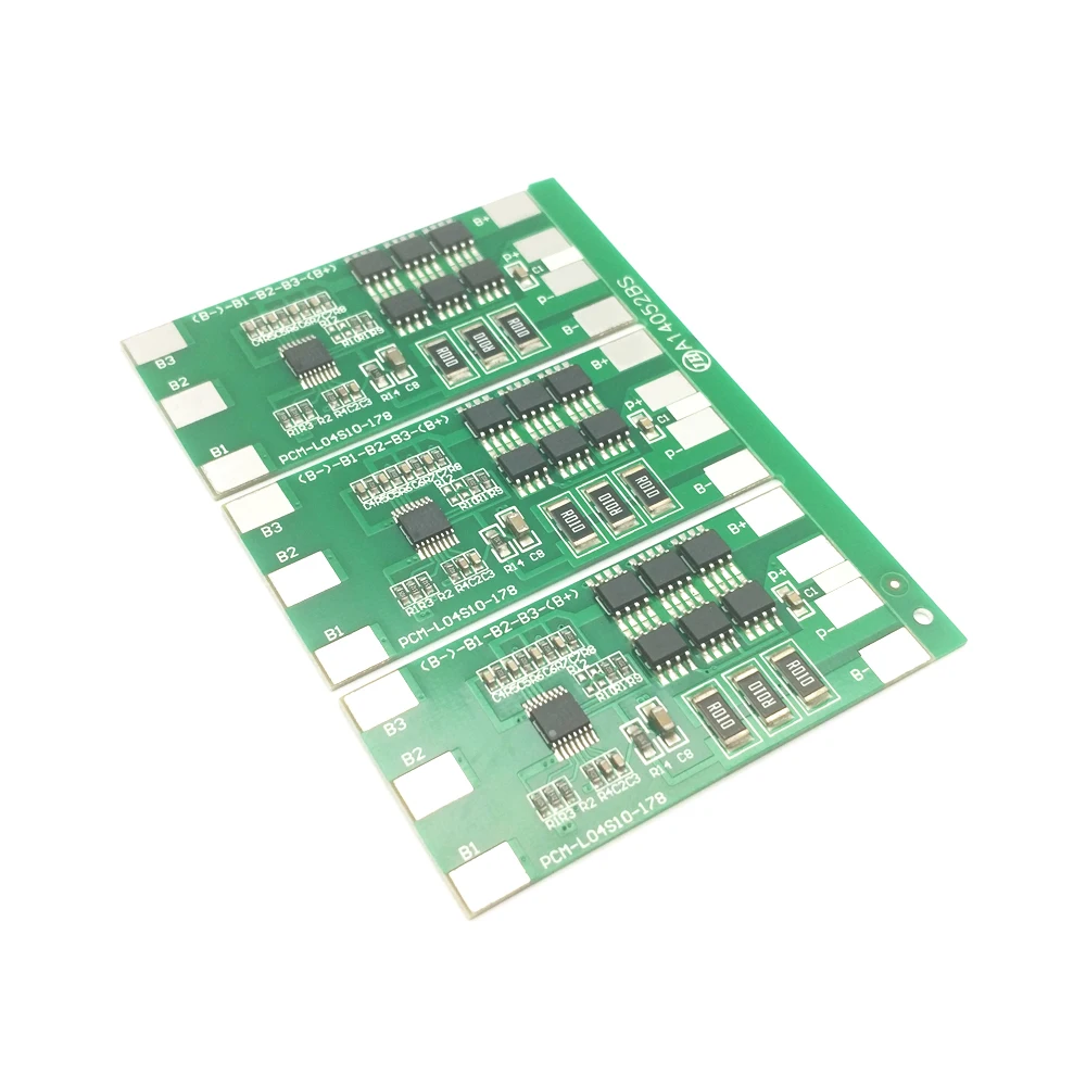 PCM-L04S10-178 (LI-4S10A) مخصصة PCM BMS حماية وحدة الدائرة ل يثيوم بوليمر بطارية حزمة