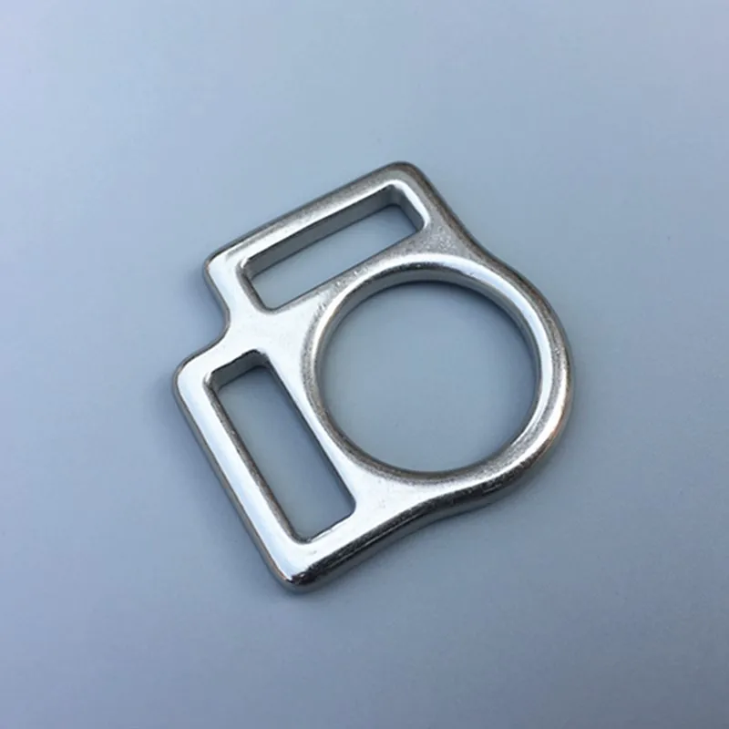 10pcs Stainless Steel Buckles Halter Square Metal Buckle 2-Slots 27mm 20mm