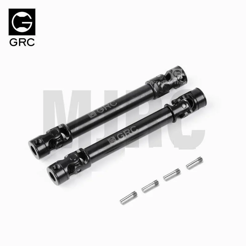 2PC Metal Upgrade Transmission Shaft Small Dia More Simulated Drive Axle GAX0131G f RC JIMNY MST CFX Car 242/252/267mm Wheelbase