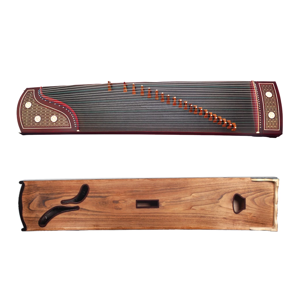 NAOMI Carved Rosy Sandalwood Guzheng Instrument Chinese Koto Hand-carved 163cm 21Strings Standard For Performance