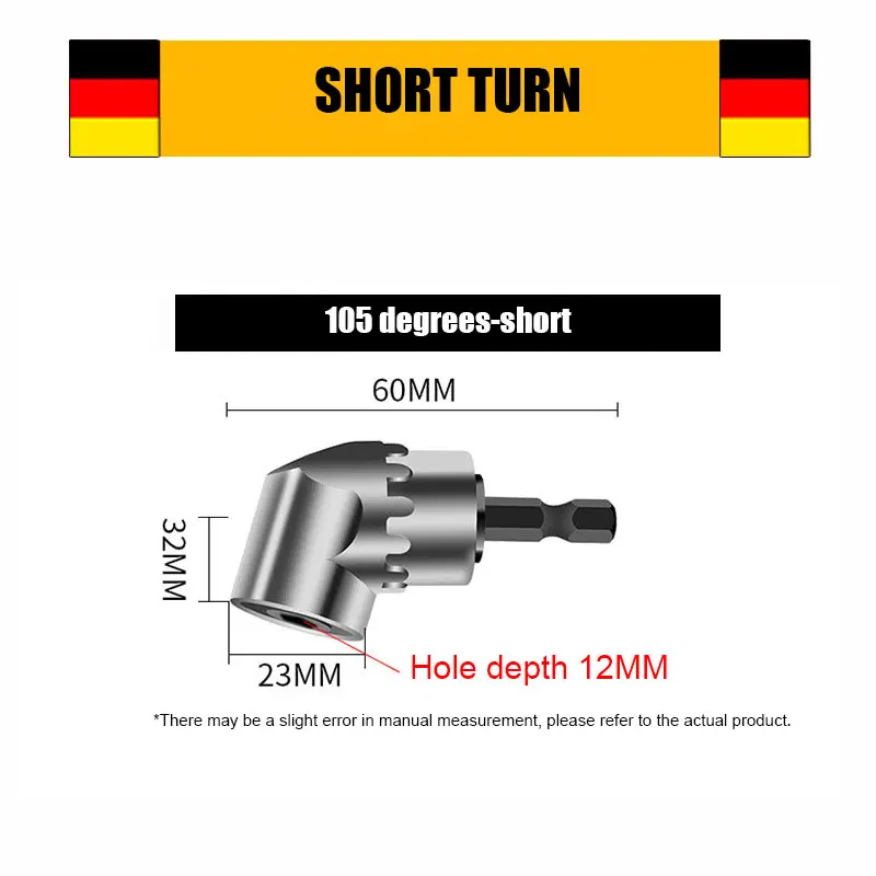 Flexible Drill Extension Hex Shank Drill Nut Driver Bit Set, Power Hand Tools Driver Sockets Adapter Extension Set Screwdriver