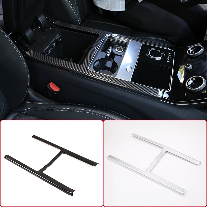 

ABS Car Styling Interior Modified Center Console Gear Shift Frame Decoration Cover Trim For Land Rover Range Rover Velar 2017-20