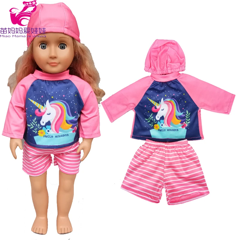 43 CM Baby Doll Clothes Pajama Set Jacket Coat 17 Inch Dolls Jeans Children Gift Toys Outfit