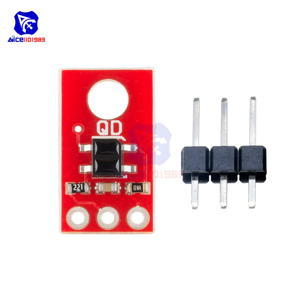 diymore QRE1113 IR LED Infrared Reflective Sensor Module Capacitor Discharge Circuit Breakout Board DC 3.3 -5V