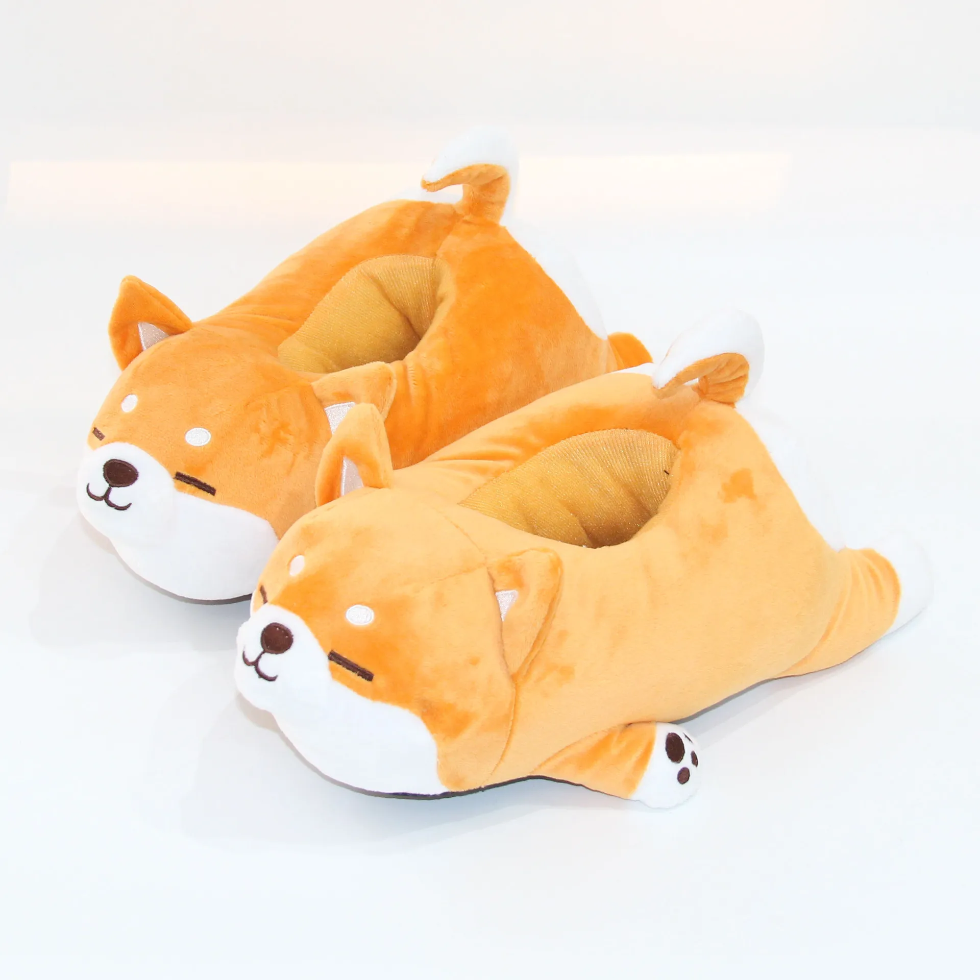 

Dog Custom special slippers fur slippers Unisex Cute shoes anime Home Children men women winter snow pantoffels indoor warm