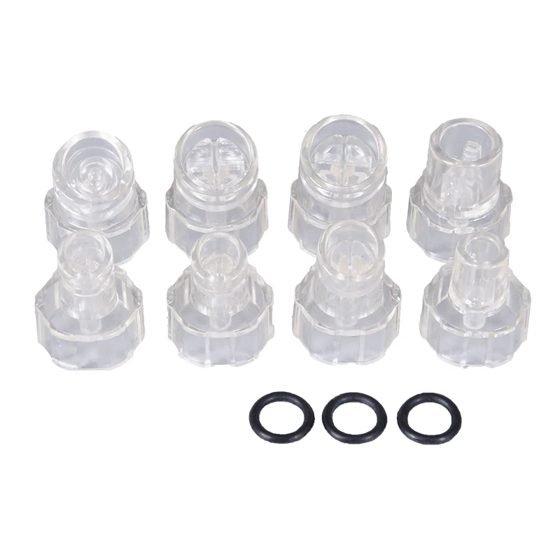 Plastic Small Bubble Replacement Head Transparent Cleaning Crystal Nozzle Tip Part Accessories