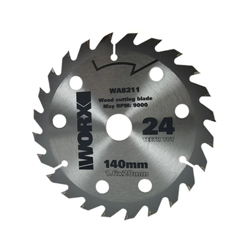 WORX Woodworking Saw Blade WU533 Special 120mm Original Circular Saw Blade Cutting Blade 24 Teeth WU535 Saw Blade 140mm