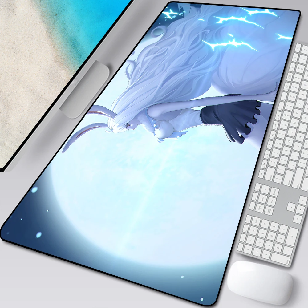 Imagem -04 - Mousepad Grande de Borracha 900x400x3 mm para Jogos Anime Teclado Mouse pc