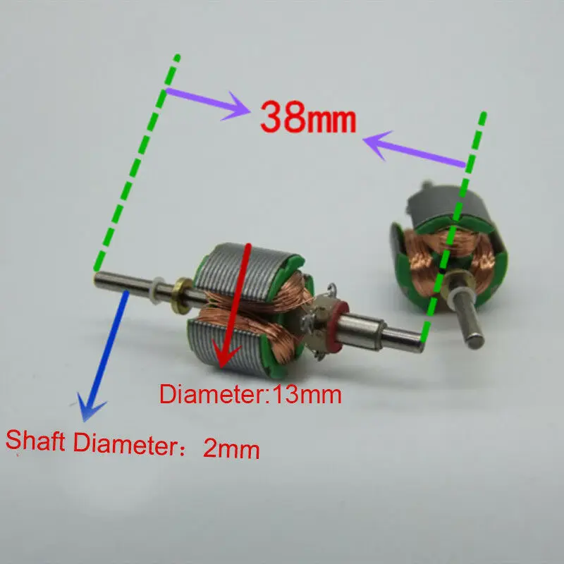 Inner Core 130 Motor Rotor Winding Bare Coil Motor for  Small Mini DC Motor Self-making Experiment Car Boat Model Accessories