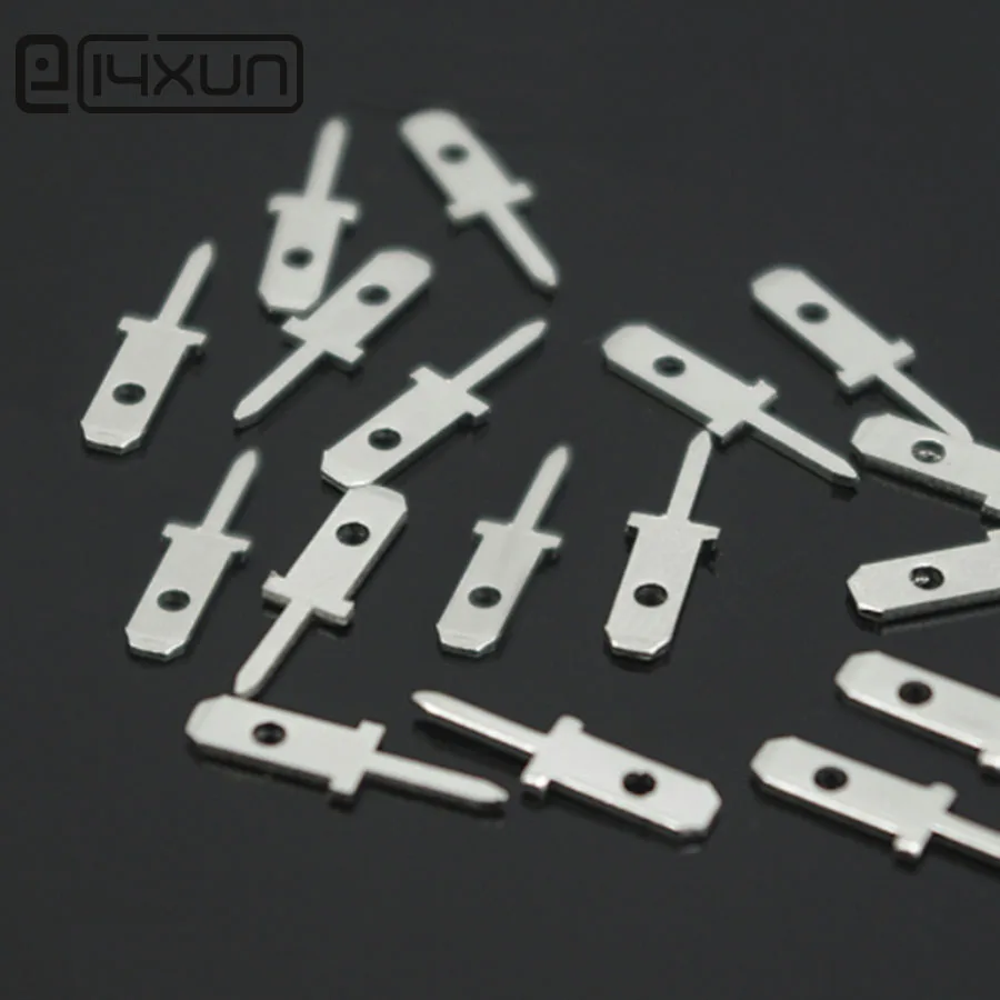 50/100pcs 2.8mm Wire Connector Spring Terminal 2.8*0.8mm PCB Circuit Board Solder Insert Pins