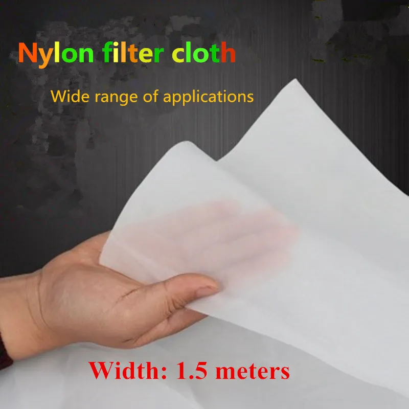 

150CM Width Nylon Filter Net 80/100/200/250/300/350/400/450/500mesh 180-25 Micron Food Wine Water Paint Ink Purify