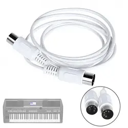 1.5m/4.9ft 3m/9.8ft MIDI Extension Cable 5 pin male to 5 pin male Electric Piano Keyboard Instrument PC Cable MIDI cable