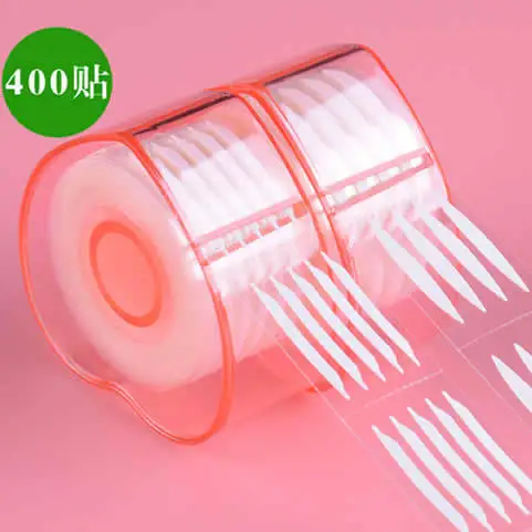 400Pcs/box Big Eyelid Tape Sticker Double Fold Self Adhesive Eyelid Tape Stickers S/L Makeup Clear invisible fallen eyelids